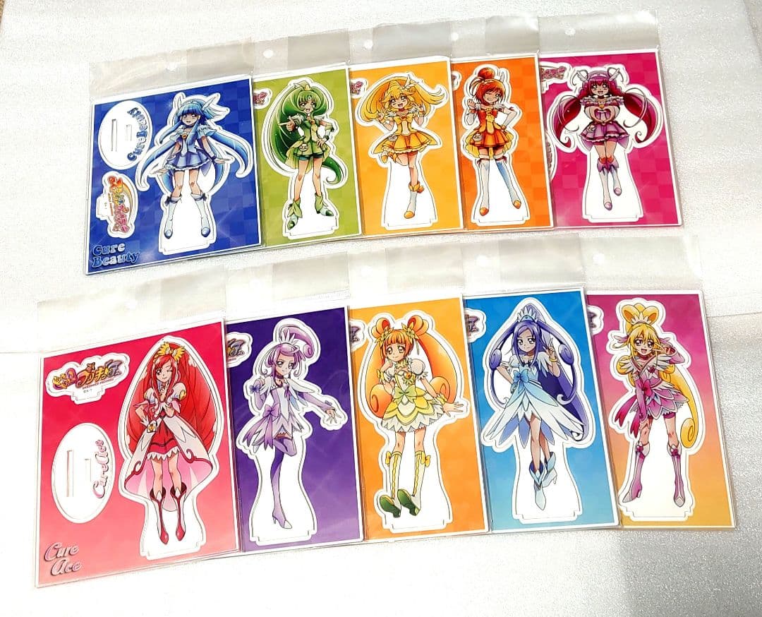 【61人】 プリキュア 全員アクリルスタンド (10th)　フルセット