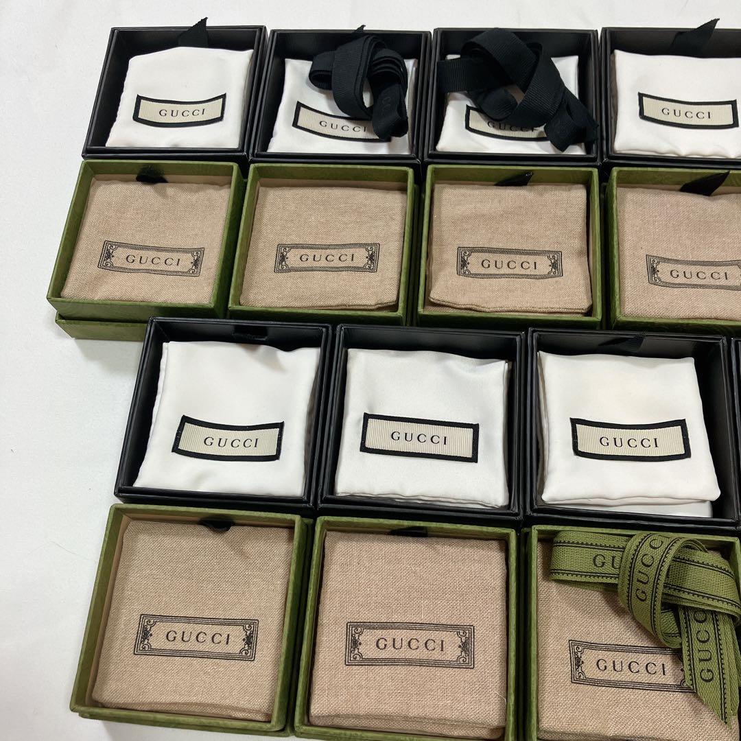 美品 グッチ 保存袋 空箱 18個セット アクセサリー入れ