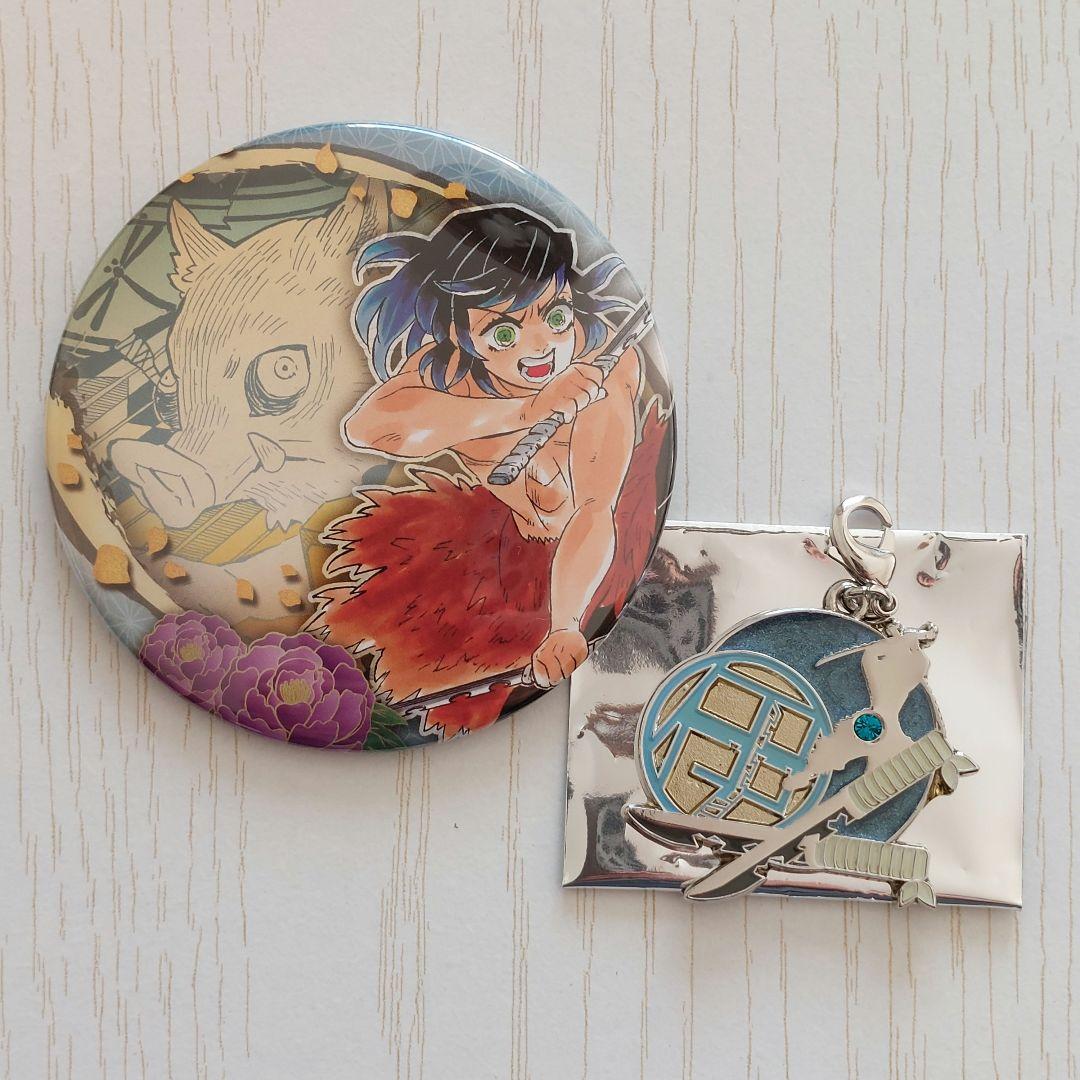 鬼滅の刃 原画展 コレクション缶バッジ 第6弾 USJ チャーム 伊之助