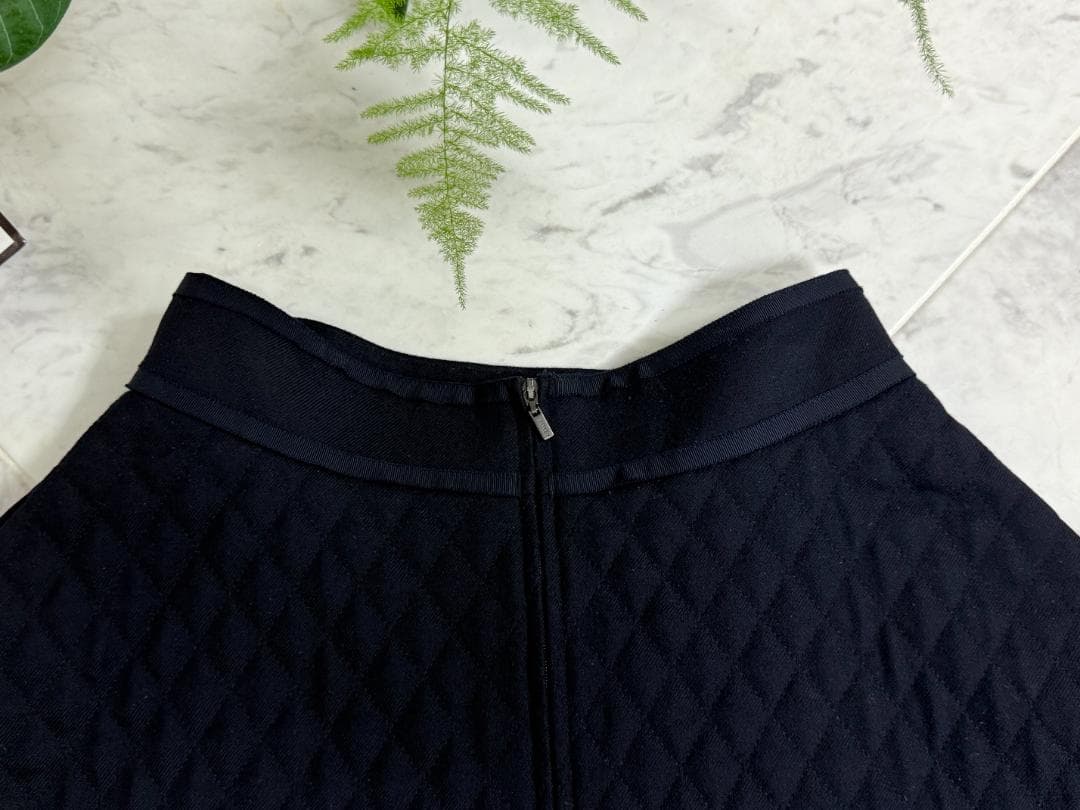 極美品★FOXEY/フォクシーフレアマトラッセ 40 ウール Aライン 別冊掲載