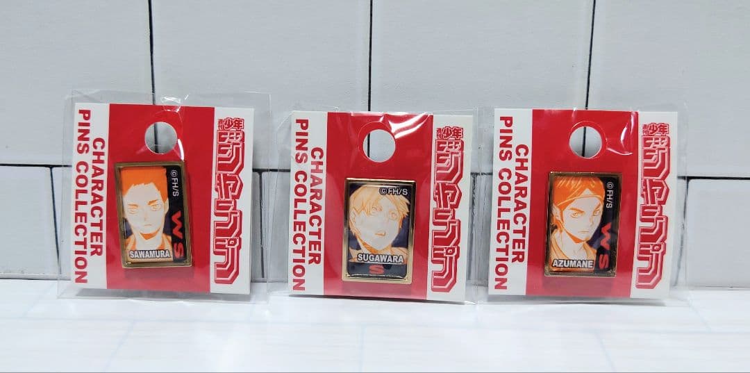 ハイキュー!!　５周年記念ピンズ＆コルクボード