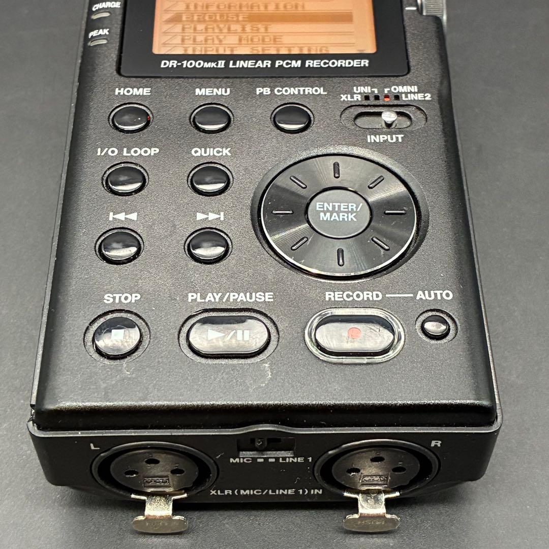 DR-100MKII TASCAMハンディレコーダー 4GB SDカード付属