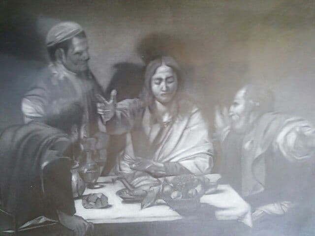 F6サイズ  紙に鉛筆または色鉛筆 額縁無し