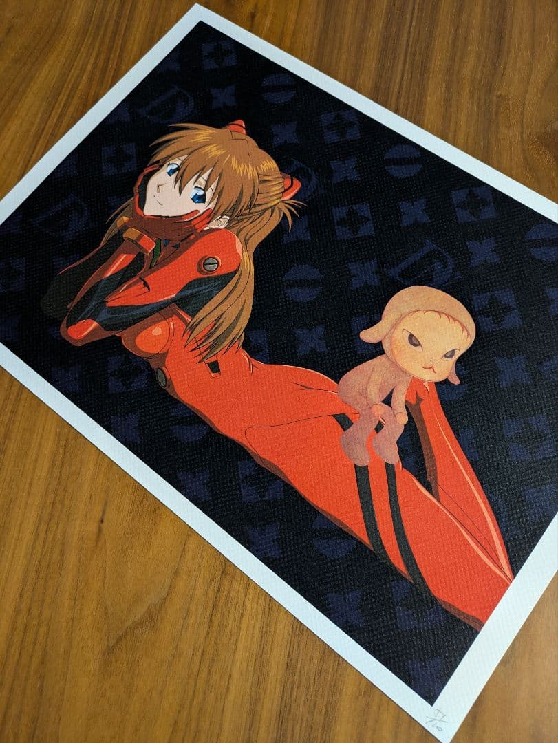 正規品DEATHNYC世界限定100枚アートポスターエヴァンゲリオン/ばら売り可