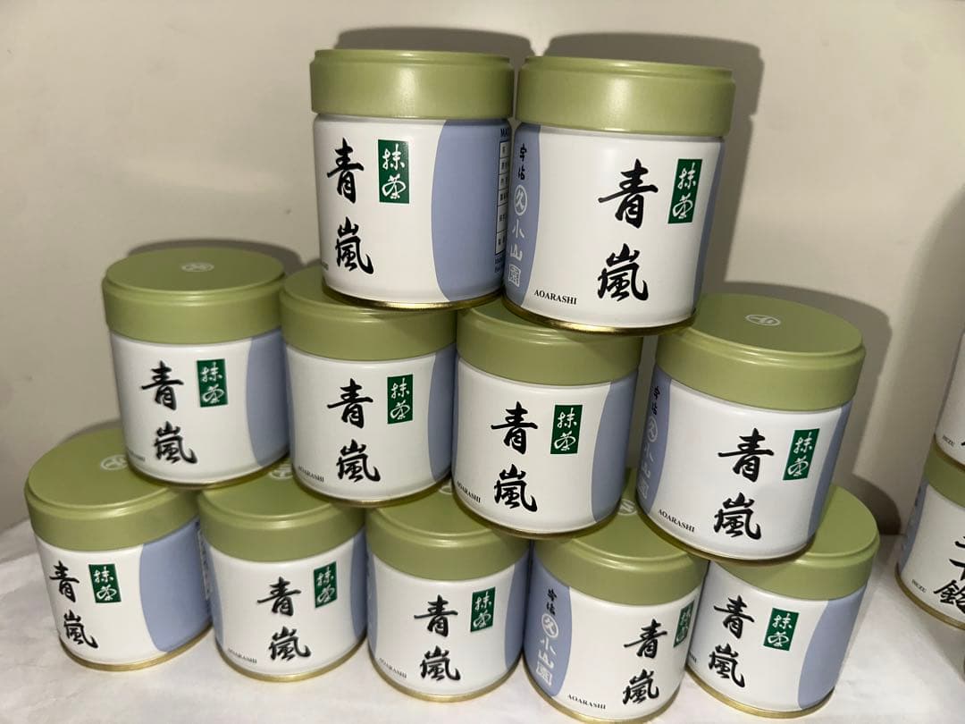 UJI MATCHA 宇治抹茶 丸久小山園 青嵐40g 10缶AO ARASHI UJI MATCHA 宇治