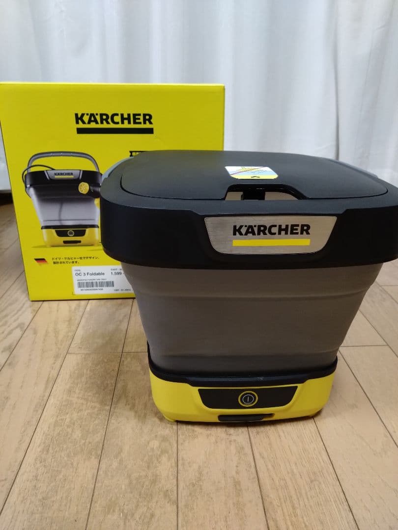 ケルヒャーマルチクリーナーOC 3 FOLDABLE モバイル洗浄機 準備不要！水道・電源のない場所でも簡単洗浄 折りたためるマルチ