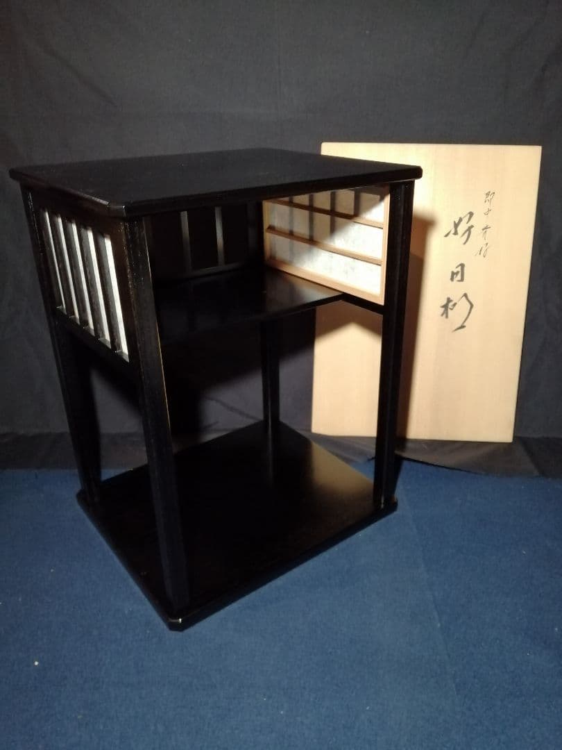 再お値下げ！茶道具 桐 小棚 組み立て式指物 江戸指物・衣装箱 一覧 |