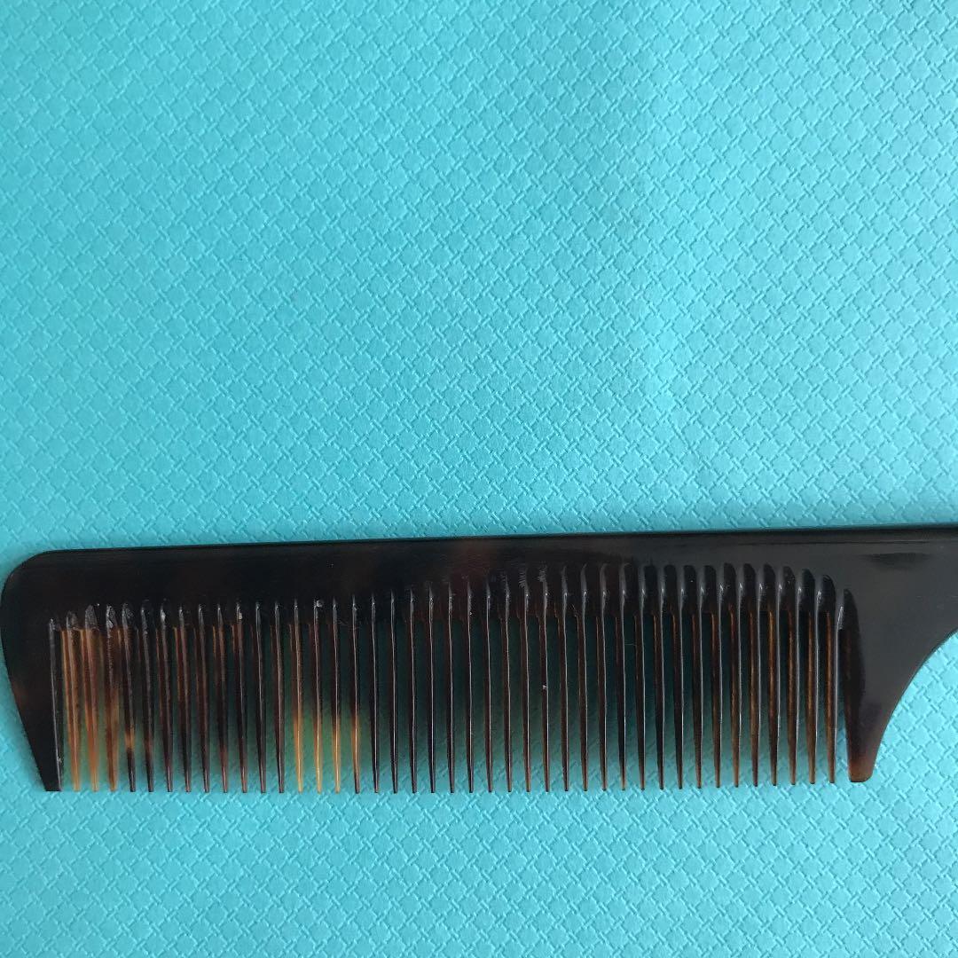 ビンテージ 本鼈甲リングコーム 未使用美品 ビンテージ 本鼈甲 リング