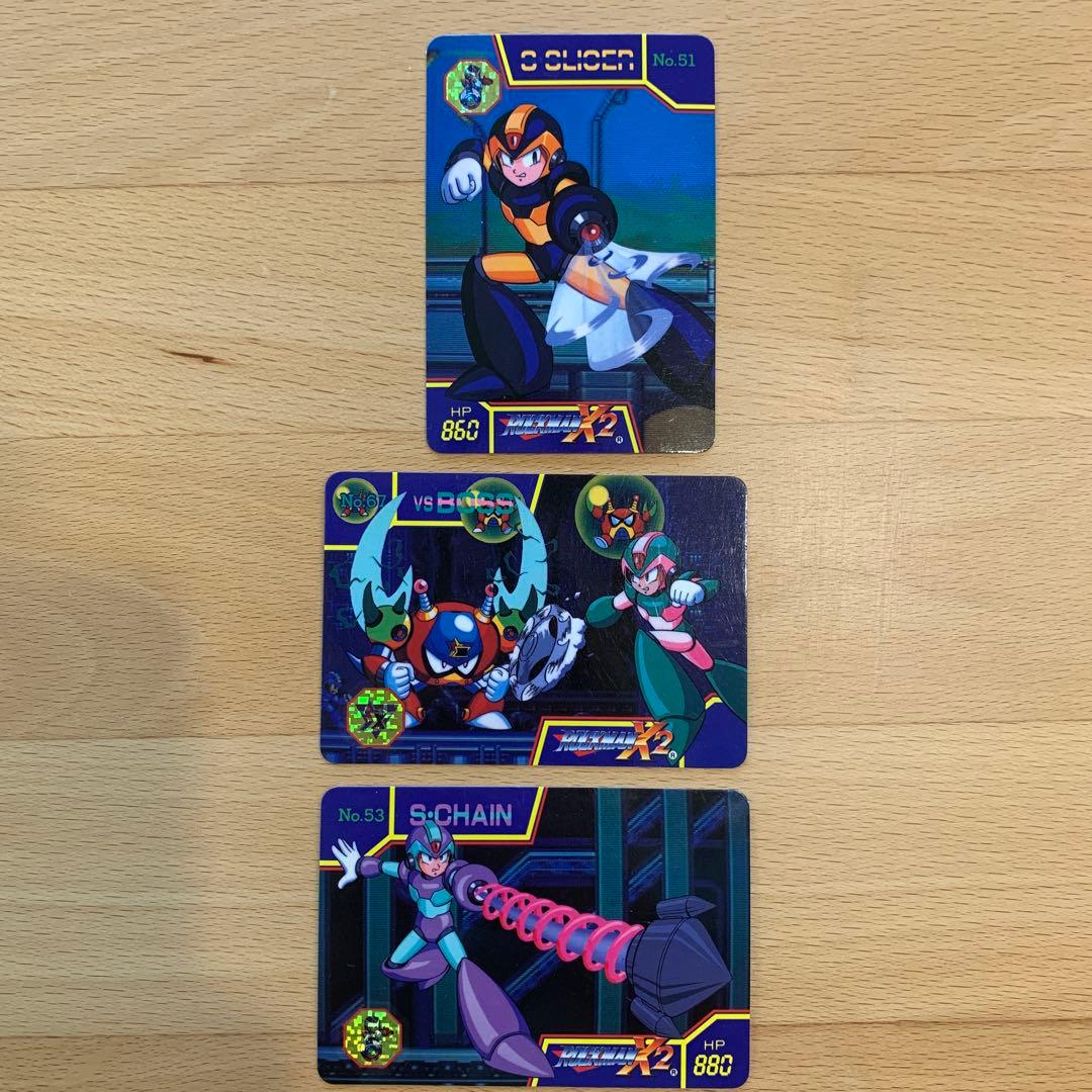 ロックマン、X カ〜ドダスレア9枚セット