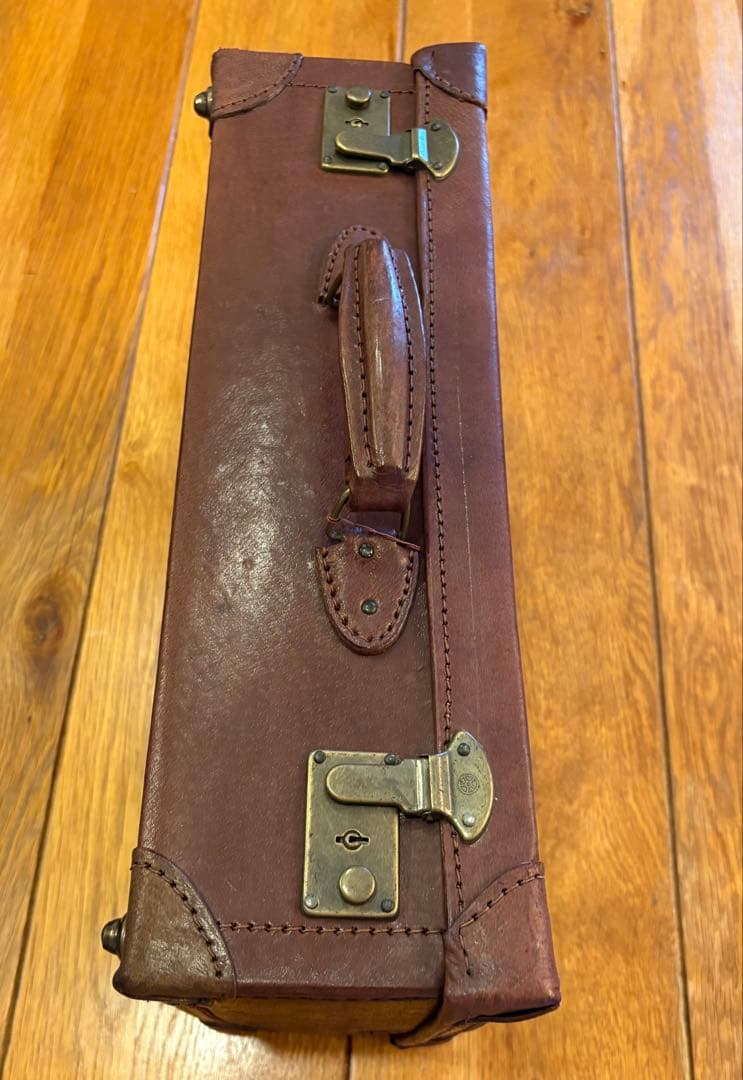 希少！良品 90s NEC バザールでござーる 本革製 トランクケース 非売品