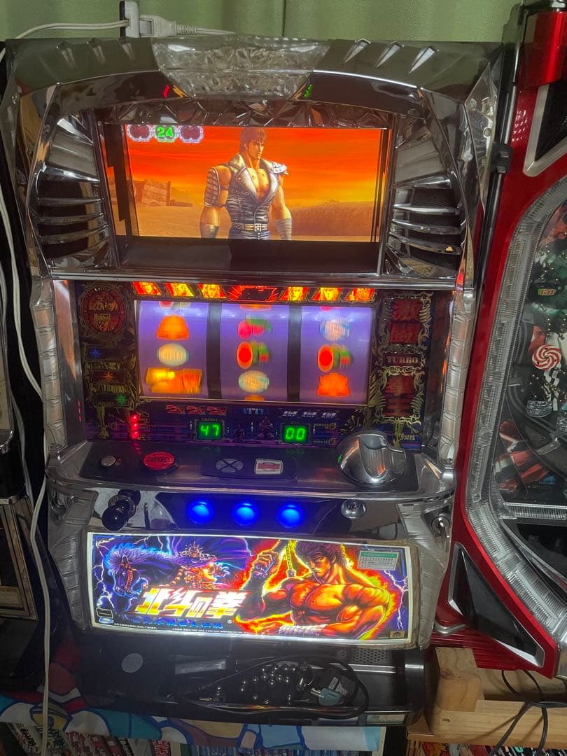 パチスロ 実機 北斗の拳 世紀末救世主伝説 コイン不要機 5号機