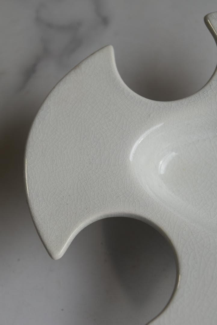 珍品 フランス19世紀 白釉 卵の器 美品 古道具坂田