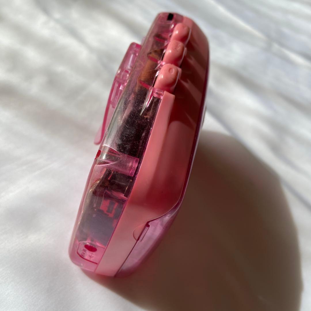 ☆超レア☆ ハローキティ スケルトンカセットプレーヤー ピンク