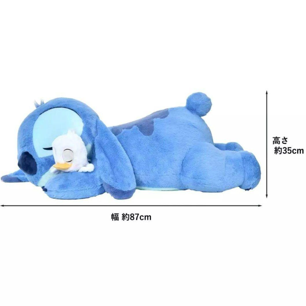 新品 特大 スティッチ ぬいぐるみ スーパービッグ 寝そべり ディズニーストア