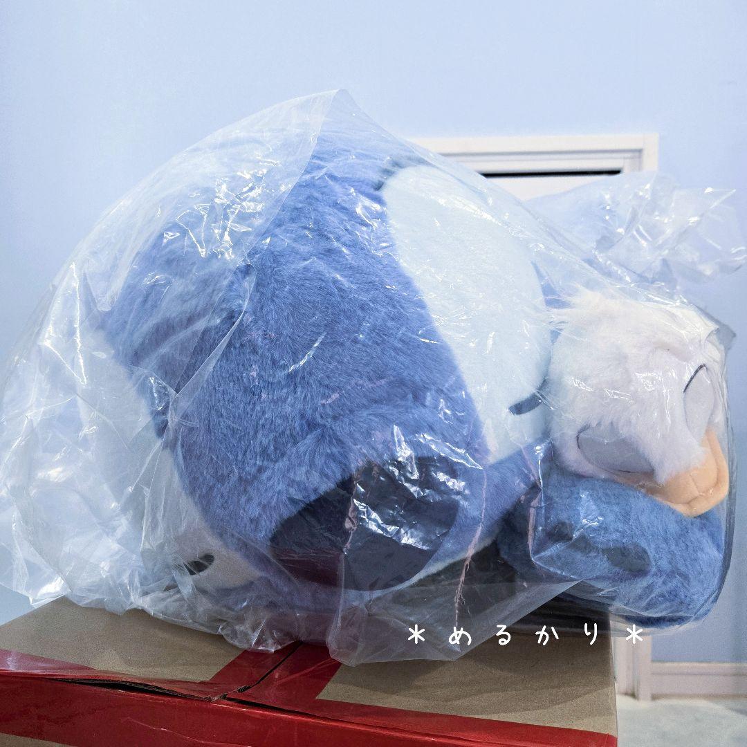 新品 特大 スティッチ ぬいぐるみ スーパービッグ 寝そべり ディズニーストア