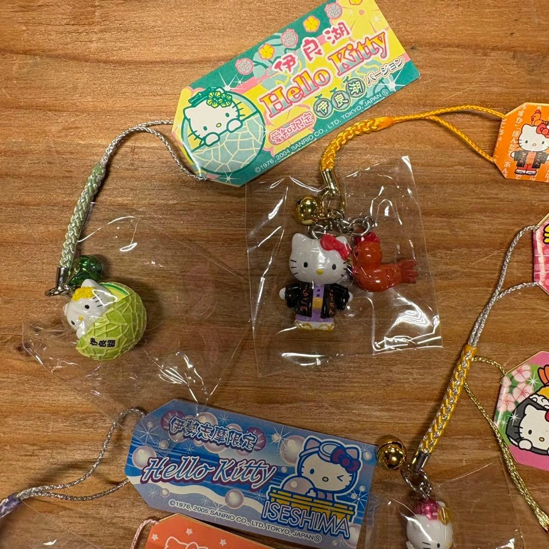 ハローキティ 愛知 三重 県内 限定 ご当地ストラップ 12個 セット