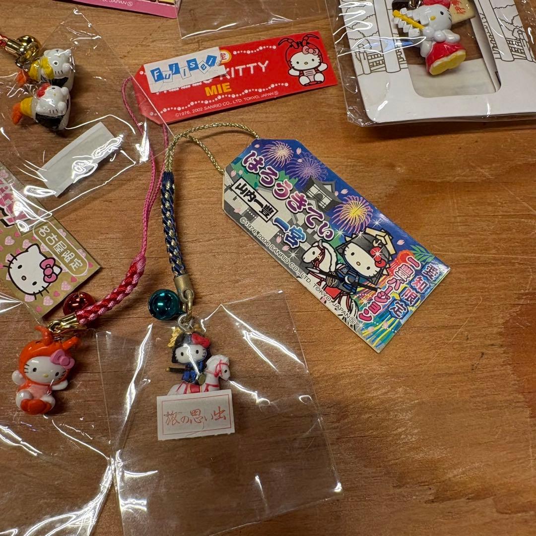 ハローキティ 愛知 三重 県内 限定 ご当地ストラップ 12個 セット