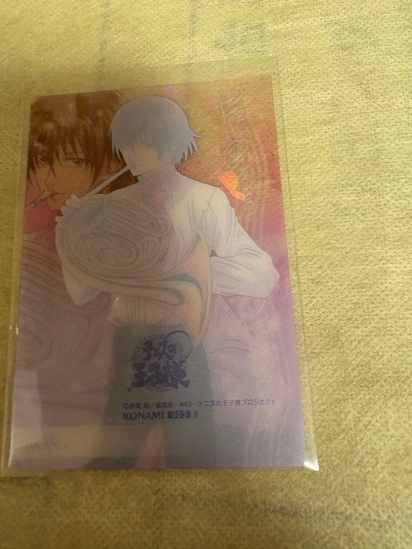 裕*様 【当時物】テニスの王子様　不二周助　シャイニングクリアカード　缶バッジ