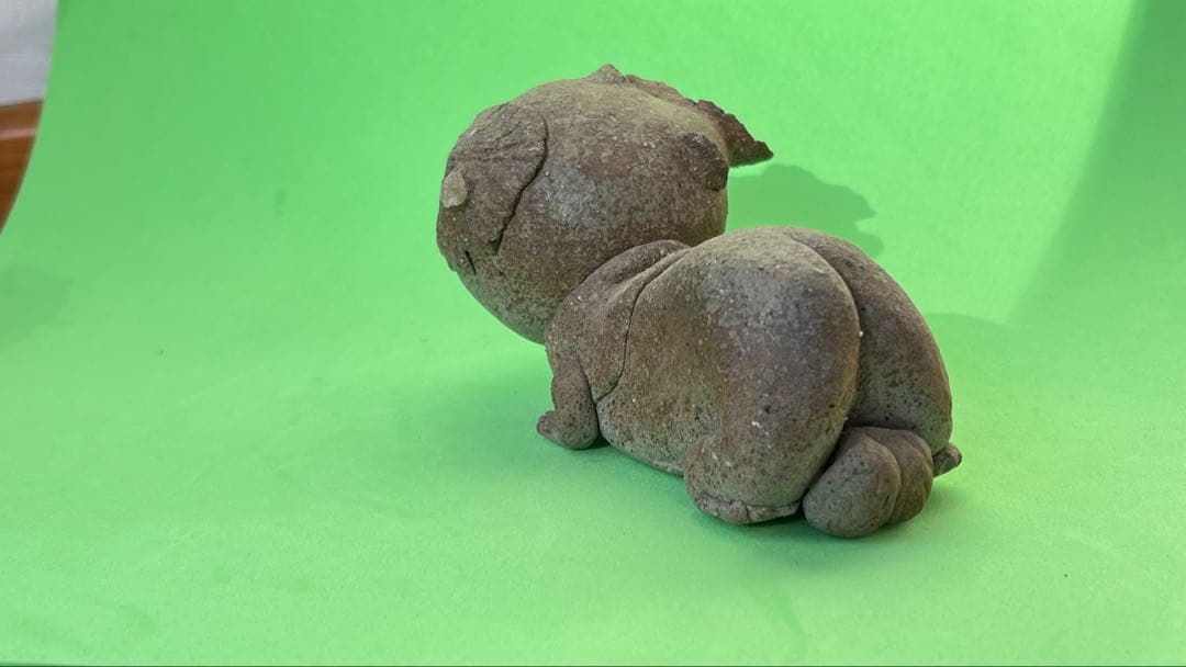 村長自画像 高さ7㎝