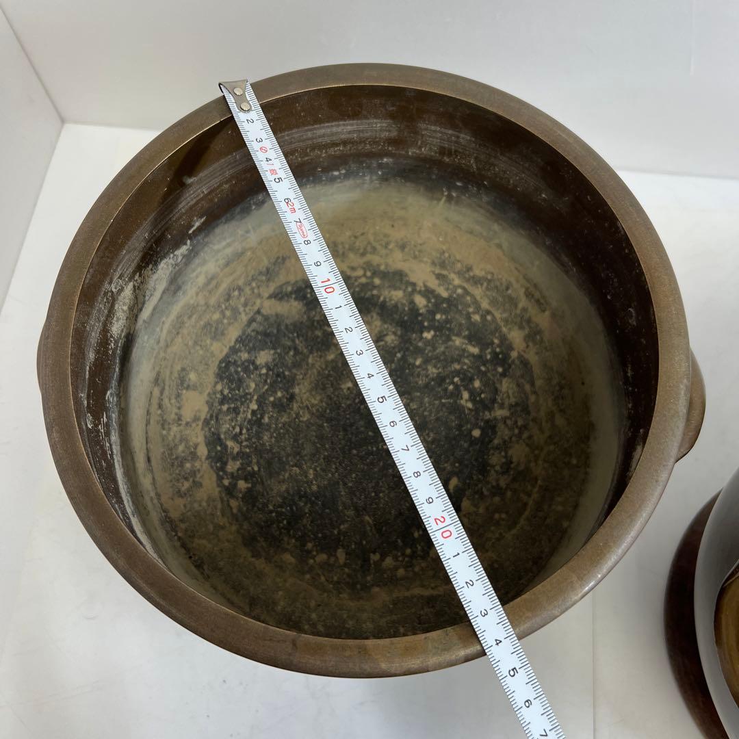 金谷五郎三郎 宣徳銅 火鉢一対 共箱 7504g 東Y8-0108①トヒチサ - メルカリ