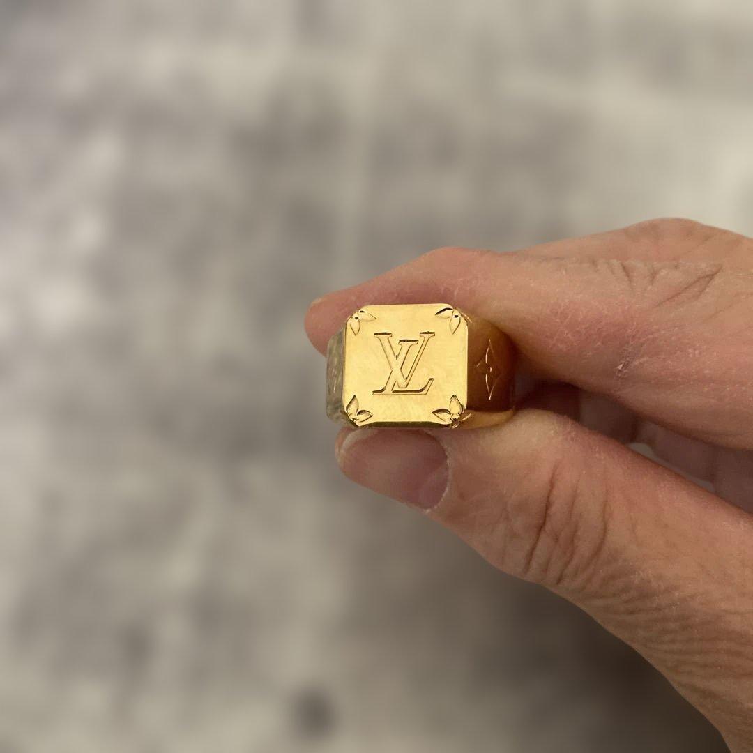 LOUIS VUITTON シグネットリング　モノグラム型番M80170