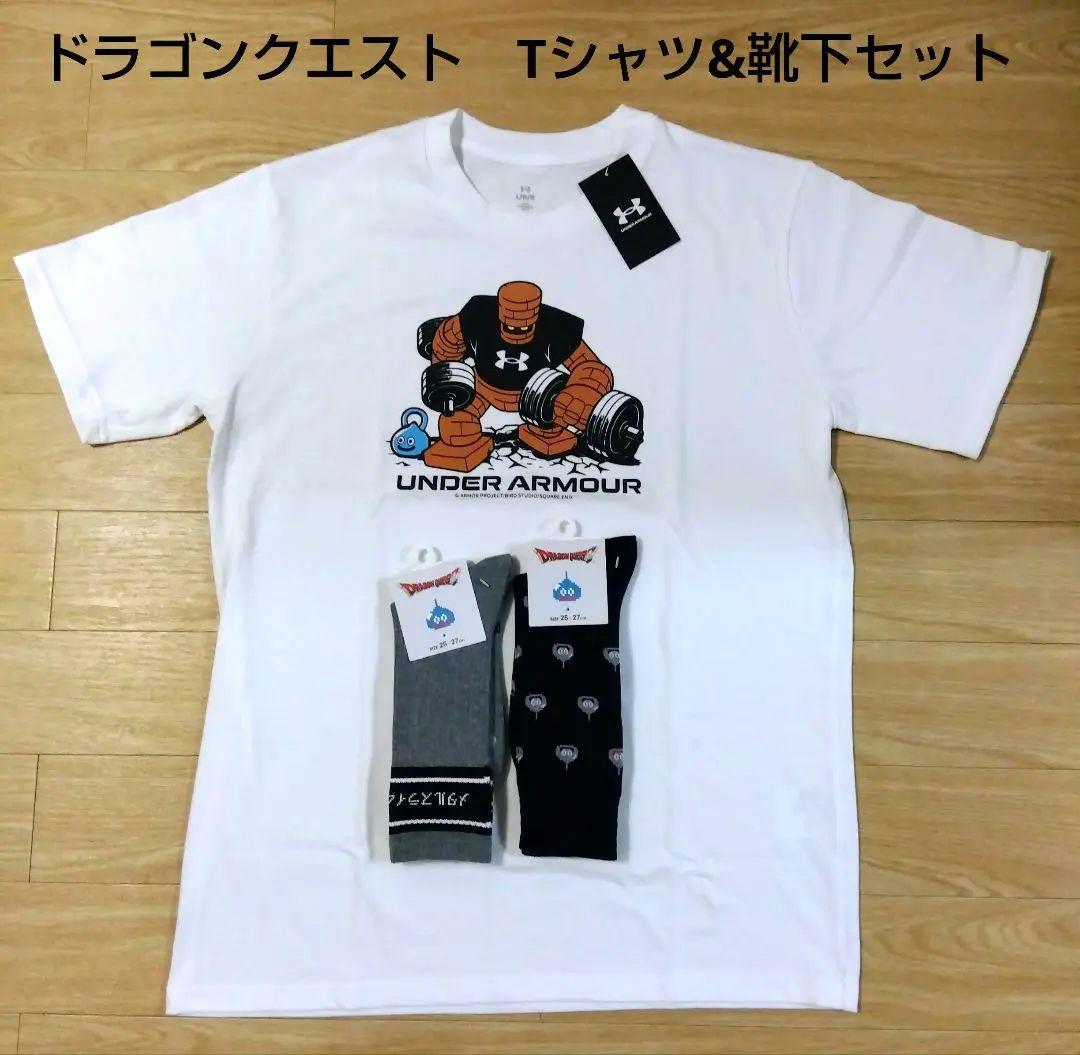 アンダーアーマー ドラゴンクエスト Tシャツ & 福助　靴下２足セット アンダーアーマー ドラゴンクエスト Tシャツ & 福助 靴下2足セット