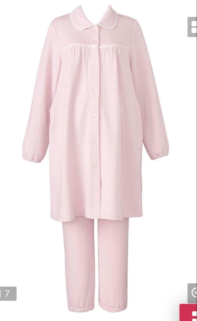 ワコール　ピンク　マタニティパジャマセット