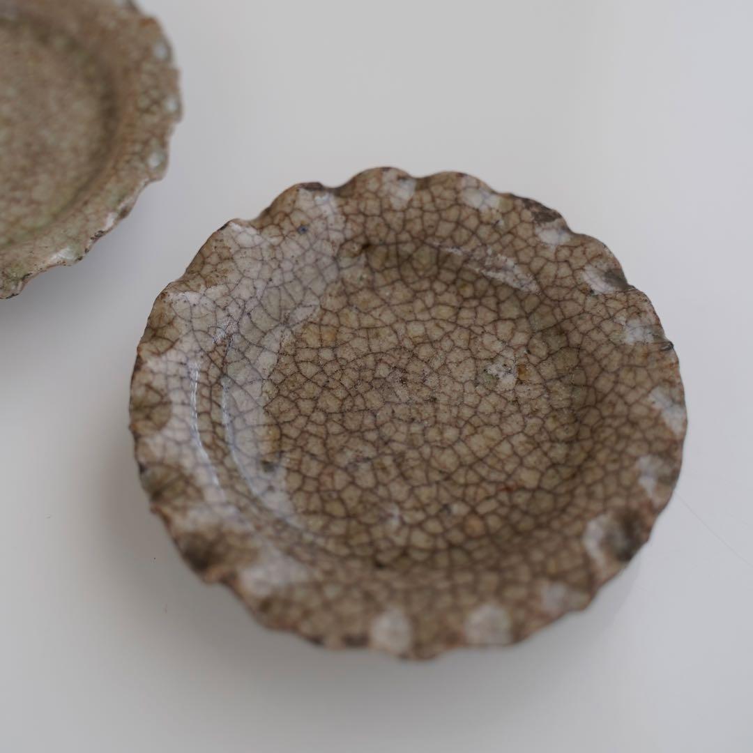 御深井焼　江戸後期頃　2枚組