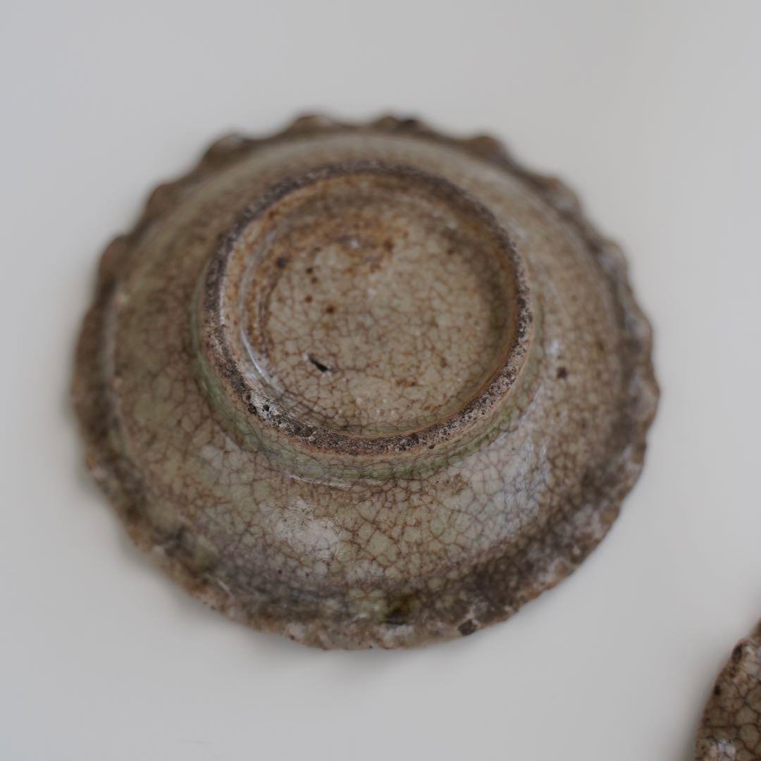 御深井焼　江戸後期頃　2枚組