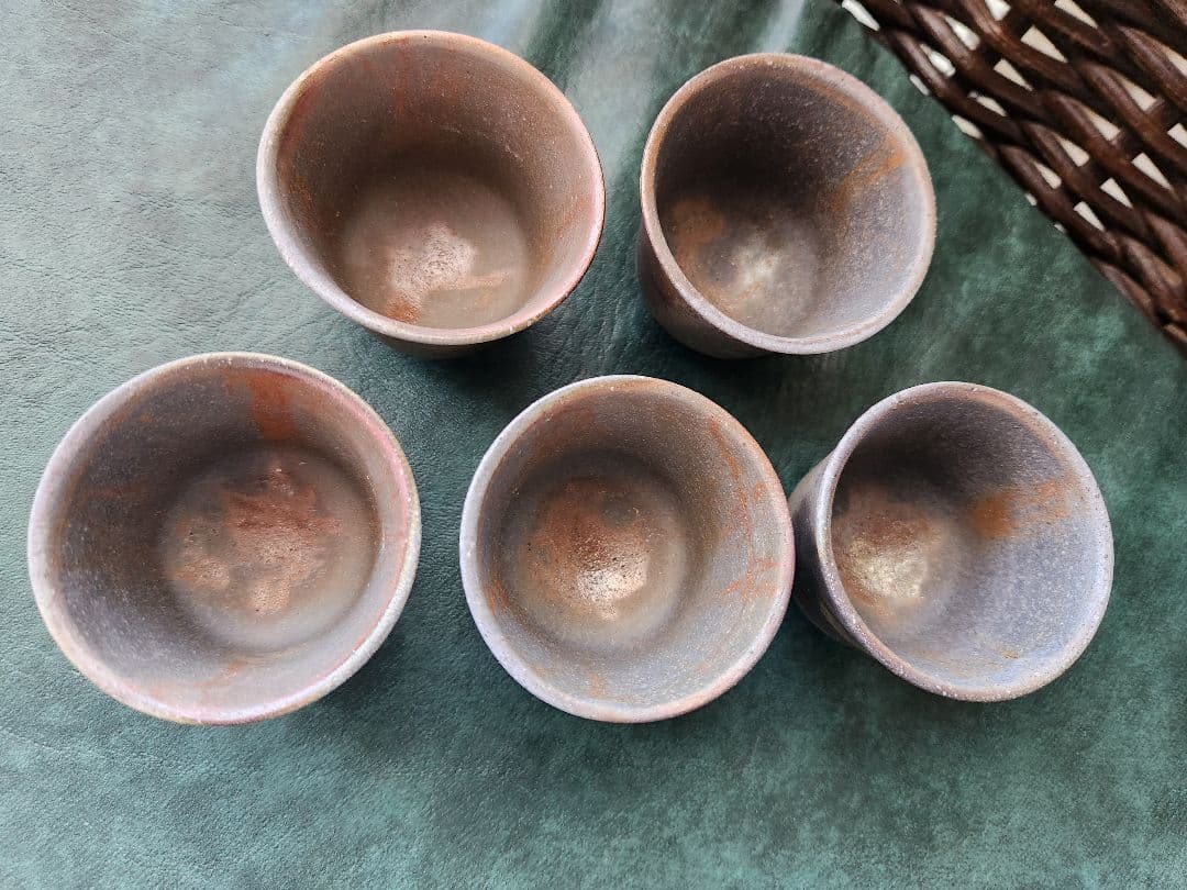 備前焼 松園 宝瓶 茶器 揃 未使用