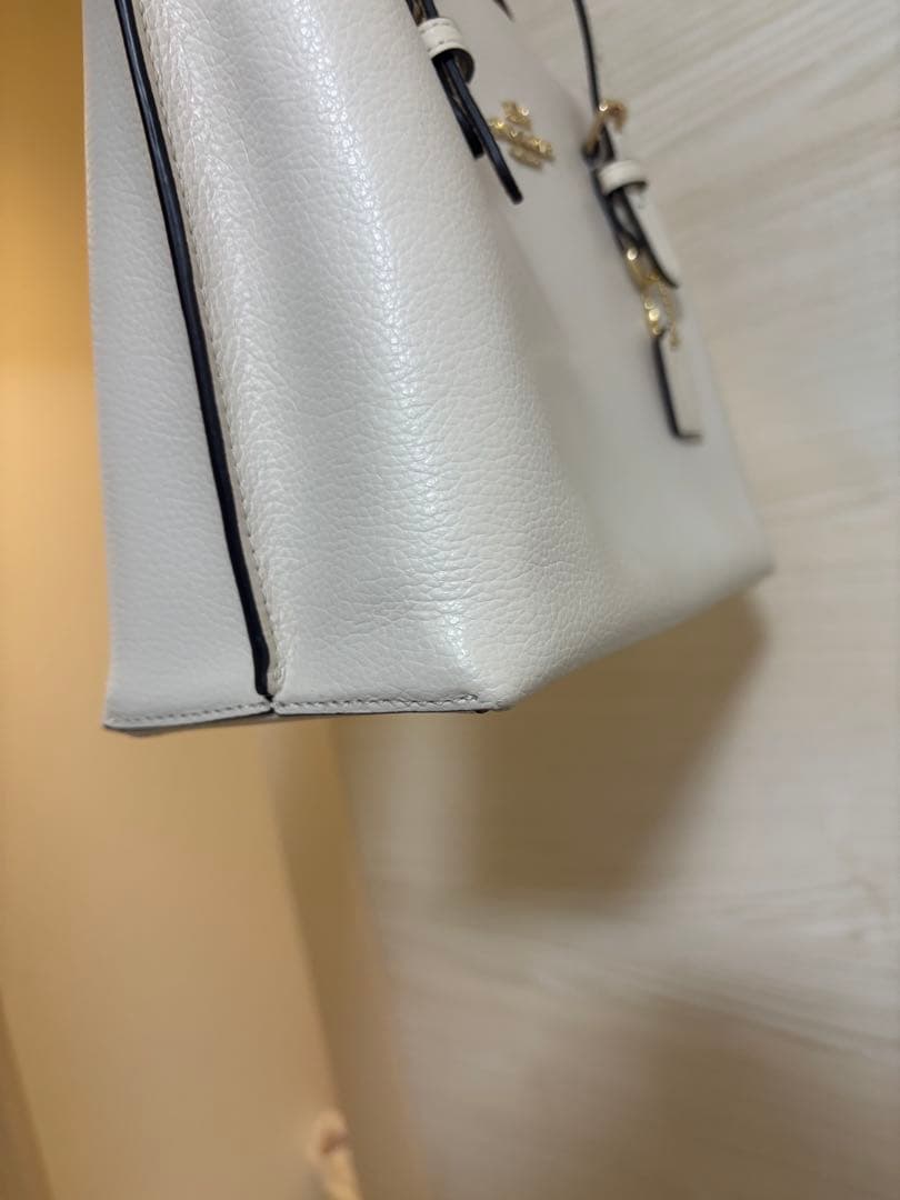 1/26迄限定値下げ‼️美品❣️COACH ホワイト 2wayバッグ