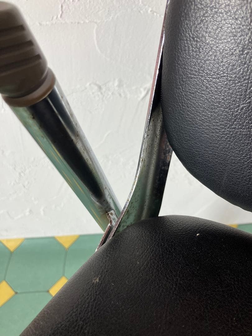 はま　2脚セット　イス　パイプ椅子　アイアン　ミーティング　チェア　③