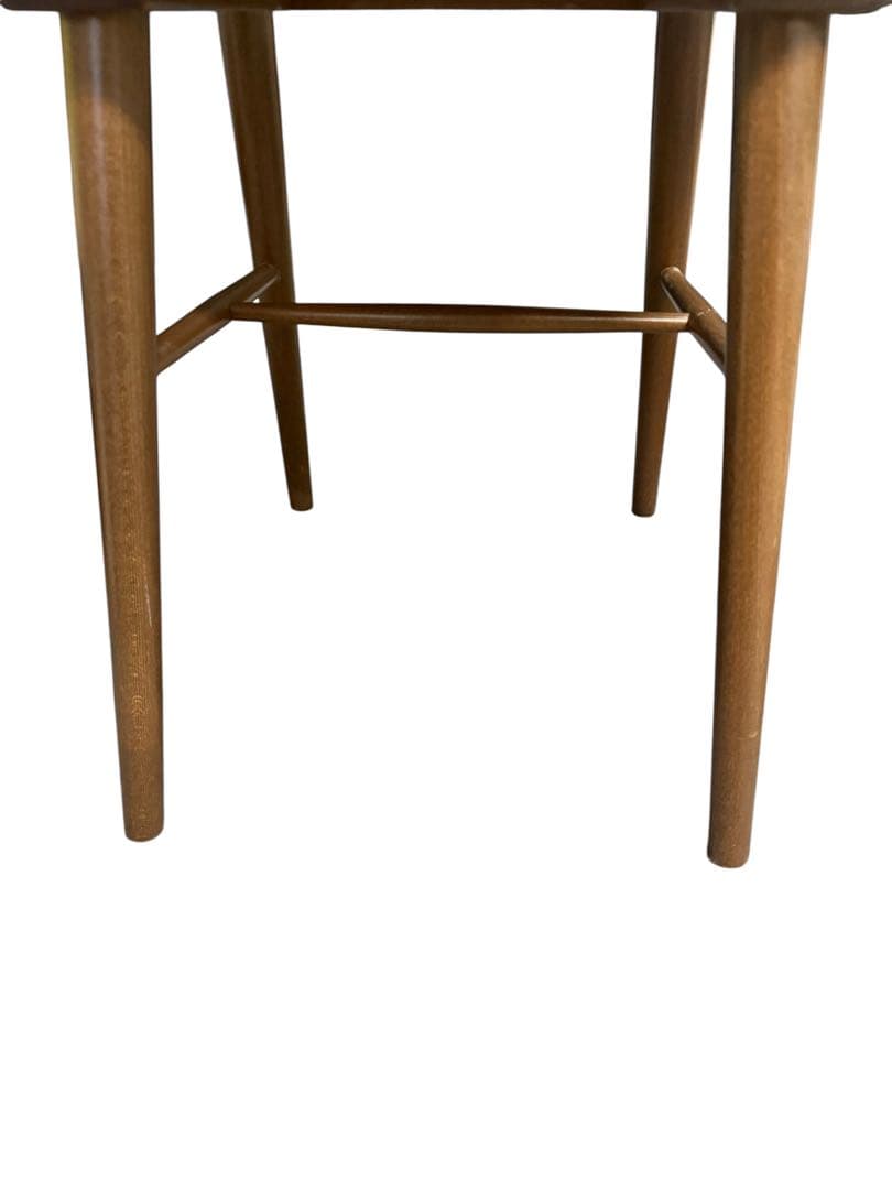 2脚SET】美品 TON トン ウィンザーチェア カウンターチェアブラウン