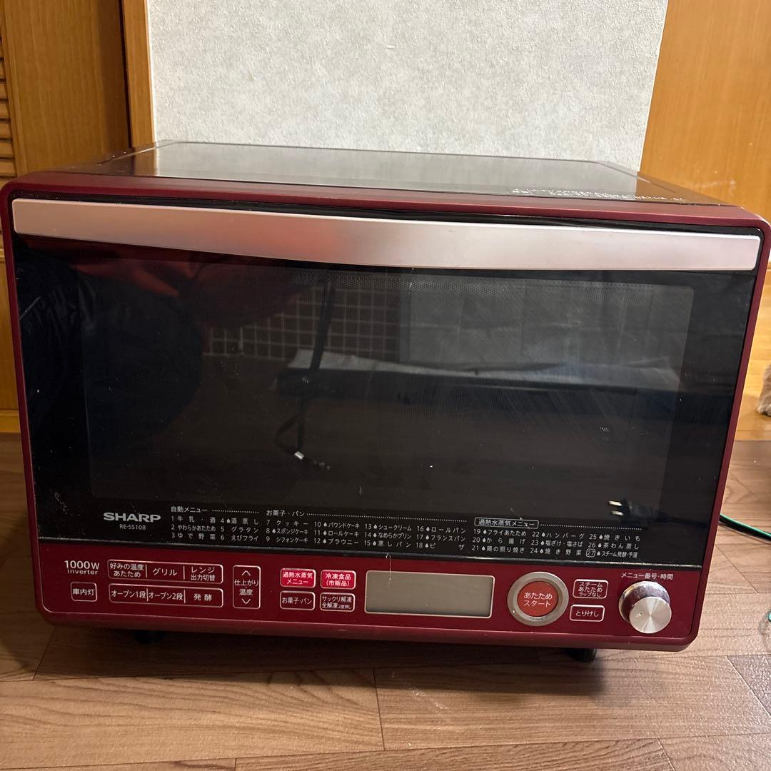 SHARP 1000W 多機能電子レンジ レッド 楽天市場】電子レンジ シャープ（カラーレッド）（キッチン家電｜家電