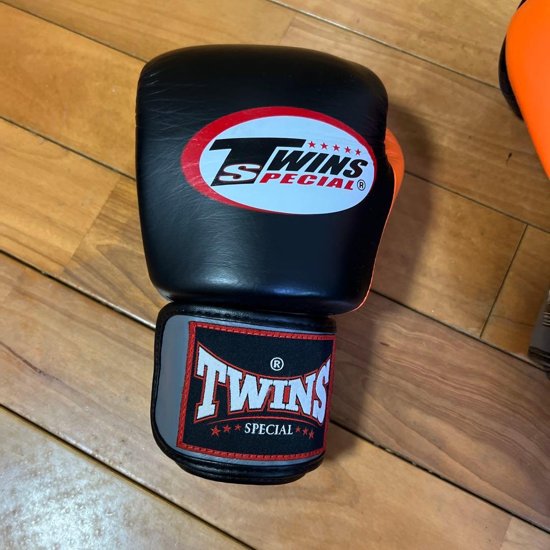 値下げ可能 限定色 8oz TWINS 本革 オレンジブラック