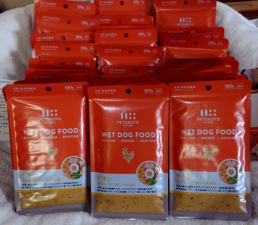 ペトコトフーズ PETOKOTO 犬用総合栄養食 チキン100g 68袋 犬 総合栄養