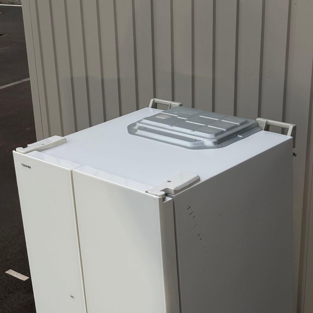 ＊ちゃめ 東芝 462L 6枚ドア 冷蔵庫 GR-P460FD(EW)