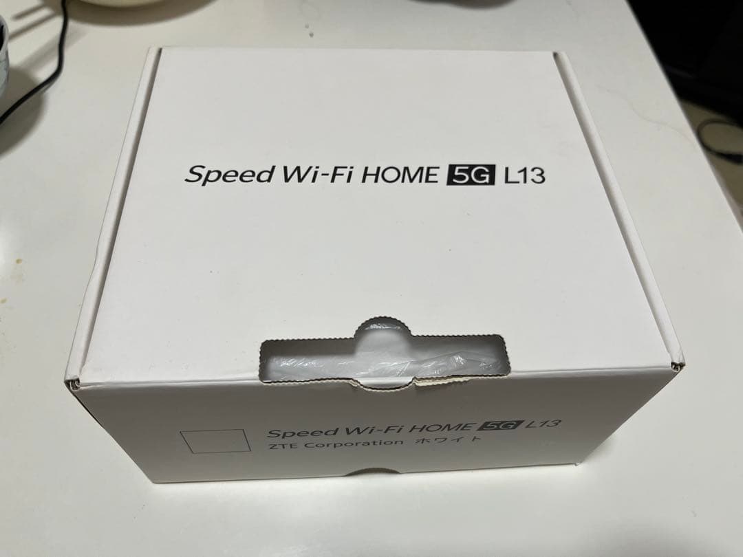 Speed Wi-Fi HOME 5G L13 本体 付属品完備