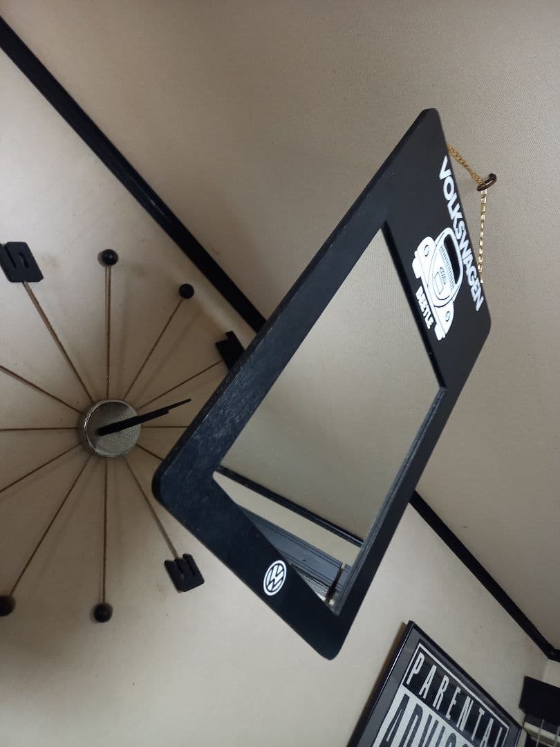 1970's　フォルクスワーゲン　Hot-Dog PRESS　ノベルティ　ミラー