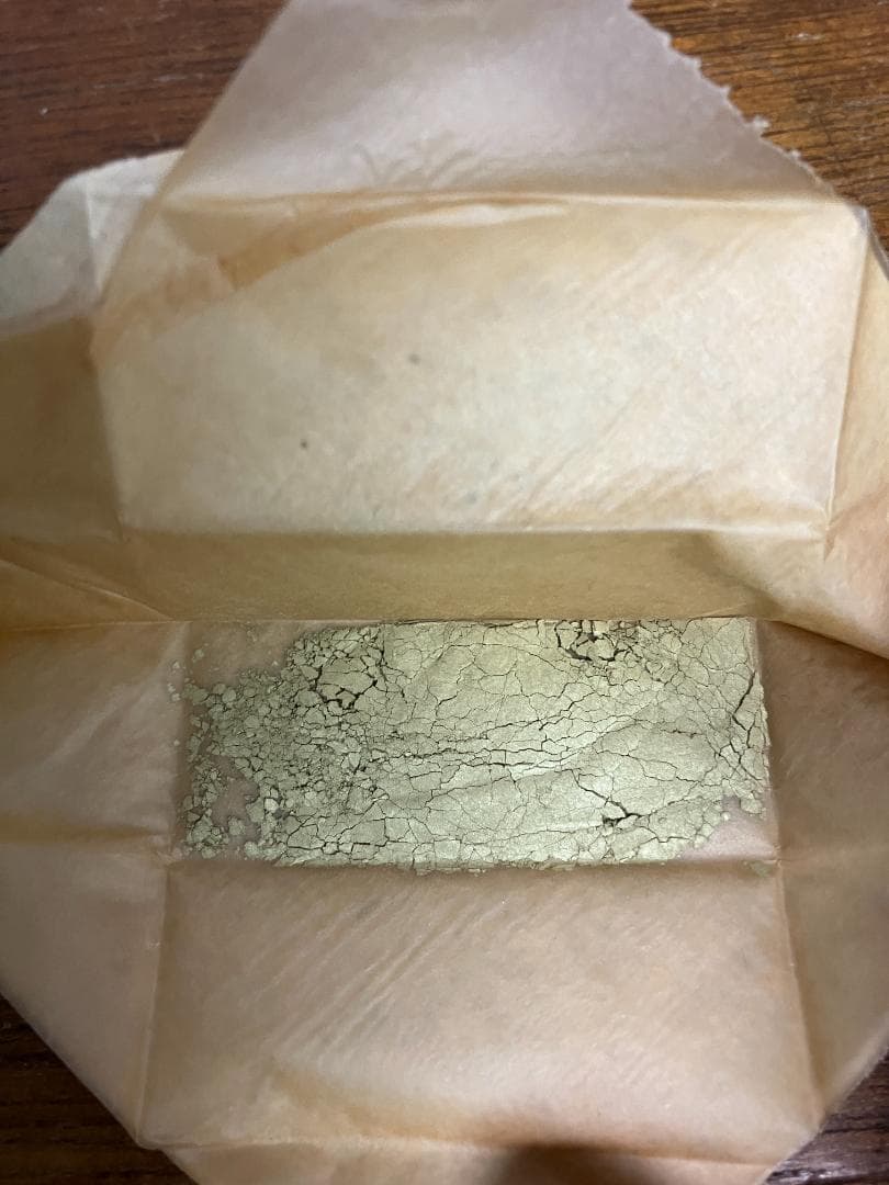 純金消　青　1瓦　旧中塚金属箔粉工業株式会社謹製