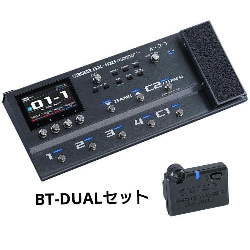 【〜1月5日まで限定価格】BOSS GX-100・BT-DUAL セット BT-DUALセット】 BOSS GX-100 マルチエフェクター BT-DUALセット