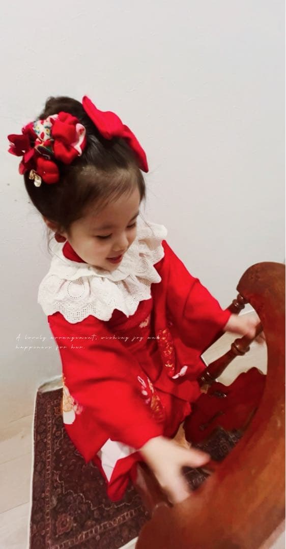 r*︎様 七五三　七五三髪飾り　ヘッドドレス　着物髪飾り　リメイク髪飾り　059