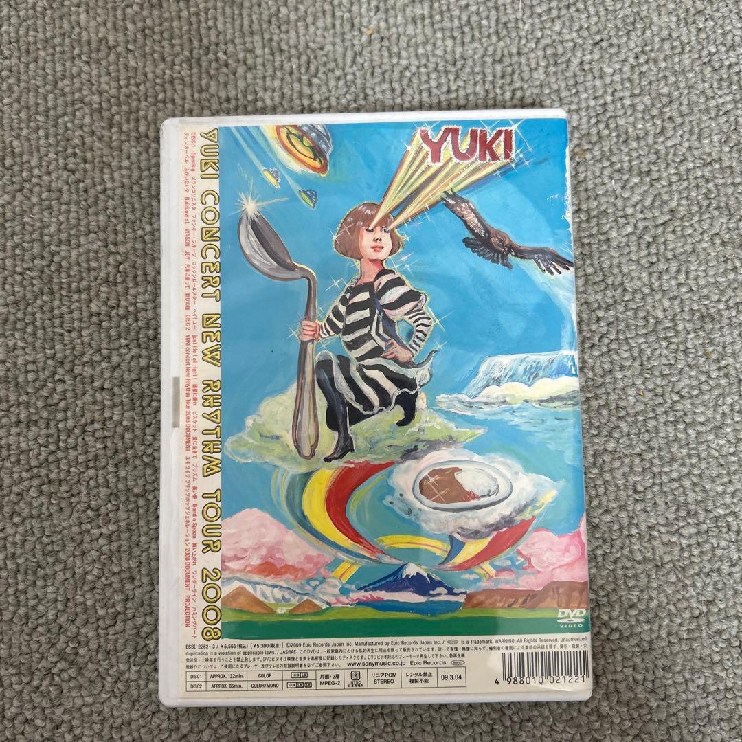 YUKI CONCERT NEW RHYTHM TOUR 2008 - メルカリ