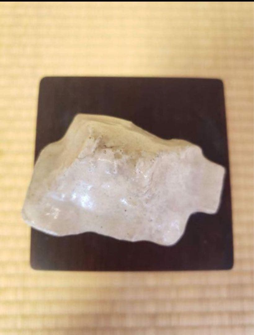 雪景色色くず屋 陶器製小屋　添配 山野草飾りの添　高さ6センチ