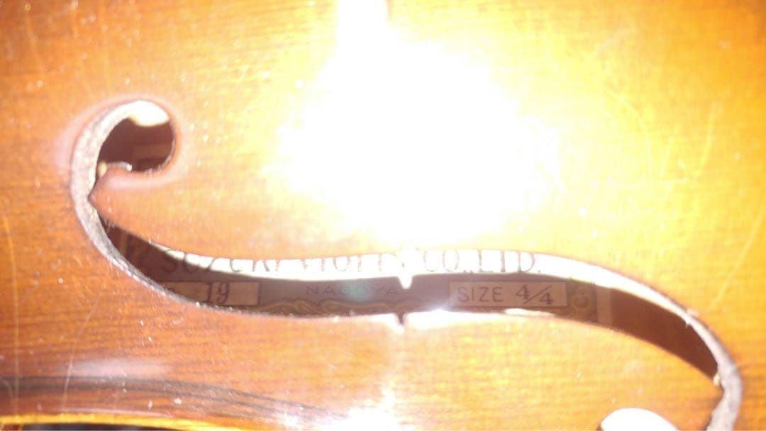 SUZUKI VIOLIN 鈴木バイオリン No.19 4/4 試奏動画あり SUZUKI VIOLIN