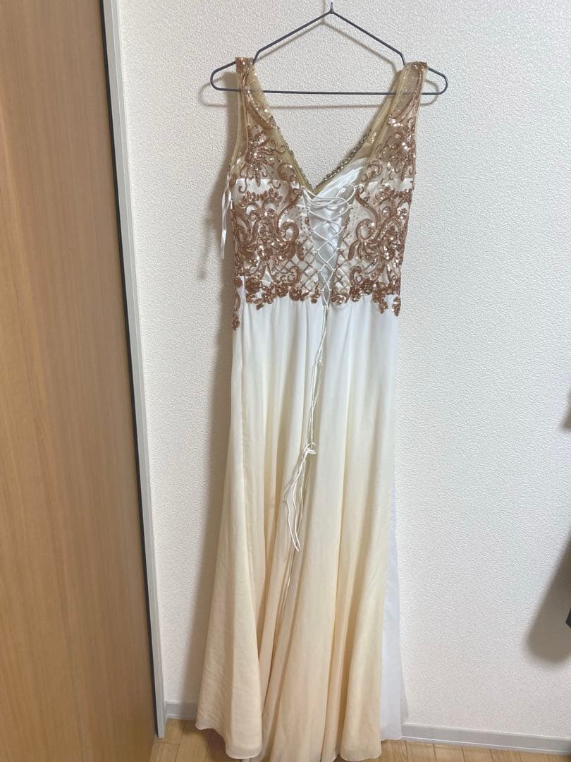 IRMA イルマ スパンコール Aライン ロングドレス キャバドレス