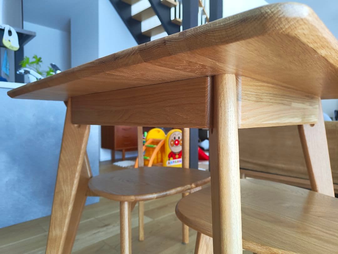 【オーク無垢】Re:CENO(リセノ)ダイニングテーブル【幅80cm】