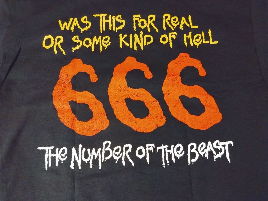 IRON MAIDEN/アイアン・メイデン 魔力の刻印 再発Tシャツ Lサイズ タル