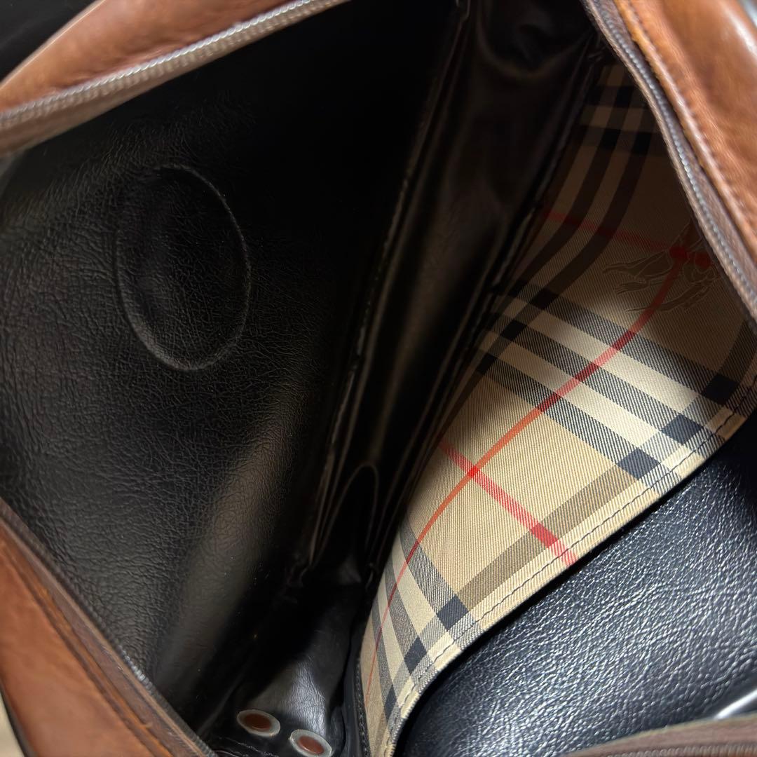 【極美品】　バーバリー　ノバチェック　ショルダーバッグ　ホースロゴ　バーバリーズ