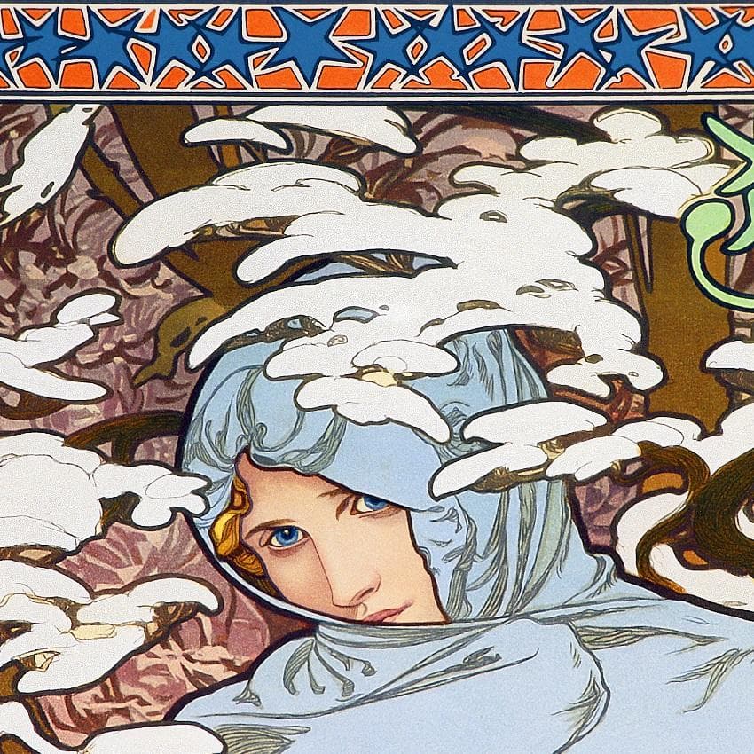 ☆新品ミュシャ 限定300部版画 連作『春夏秋冬』4作品セット 財団